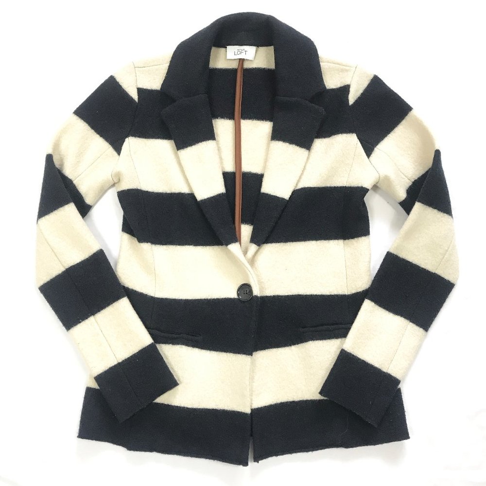 Ann Taylor Loft Merino Wool Blaser - Picture 4 of 9